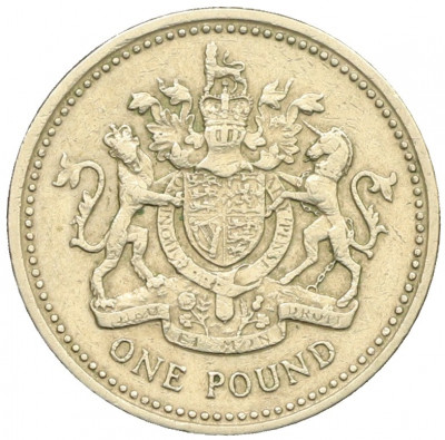 1 фунт 1983 года Великобритания