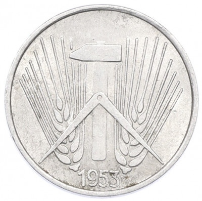 1 пфенниг 1953 года A Восточная Германия (ГДР)