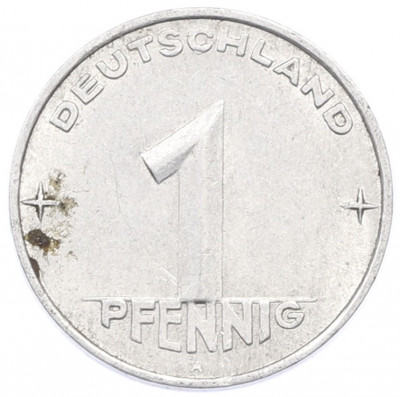 1 пфенниг 1953 года A Восточная Германия (ГДР)