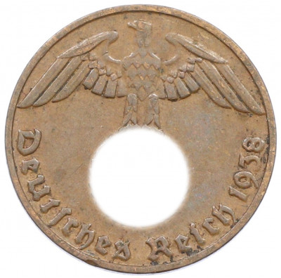 1 рейхспфенниг 1938 года E Германия