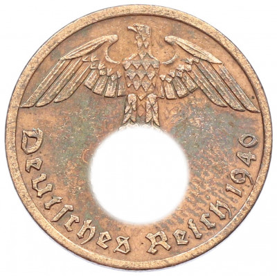 1 рейхспфенниг 1940 года A Германия