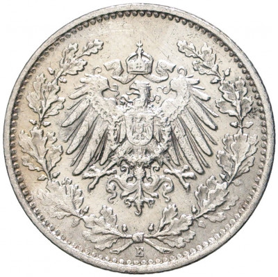 1/2 марки 1913 года E Германия