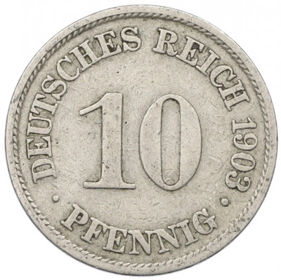 10 пфеннигов 1903 года A Германия