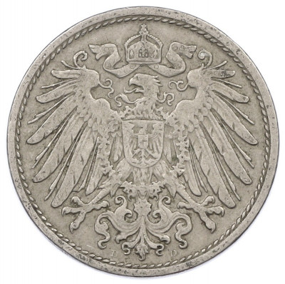 10 пфеннигов 1903 года D Германия