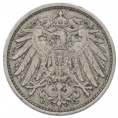 10 пфеннигов 1903 года F Германия