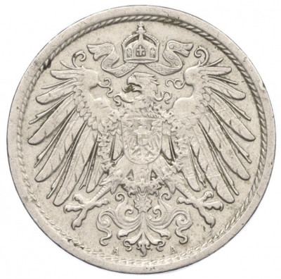 10 пфеннигов 1911 года A Германия