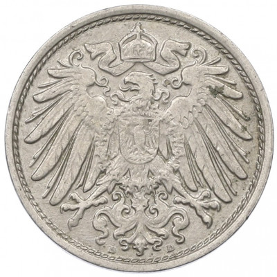 10 пфеннигов 1914 года D Германия