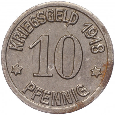 10 пфеннигов 1918 года Германия — город Кобленц (Нотгельд)