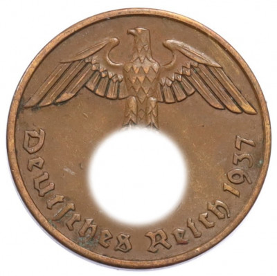 2 рейхспфеннига 1937 года A Германия