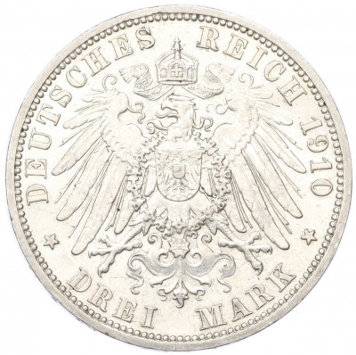 3 марки 1910 года Германия (Гессен)