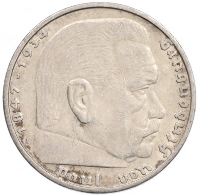 5 рейхсмарок 1936 года A Германия