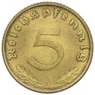 5 рейхспфеннигов 1937 года A Германия