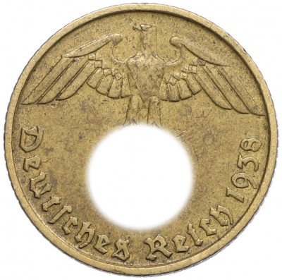 5 рейхспфеннигов 1938 года D Германия