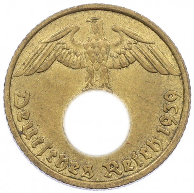 5 рейхспфеннигов 1939 года E Германия