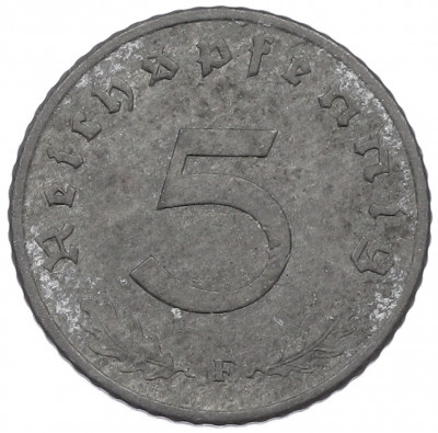 5 рейхспфеннигов 1942 года F Германия