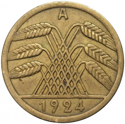 50 рентенпфеннигов 1924 года А Германия