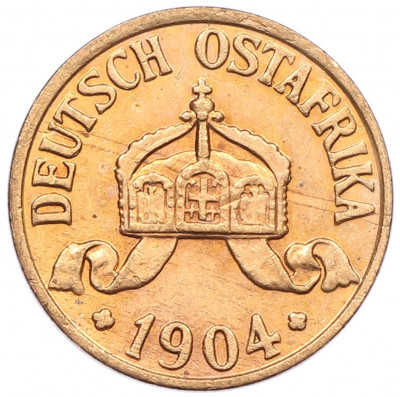 1/2 геллера 1904 года A Германская Восточная Африка