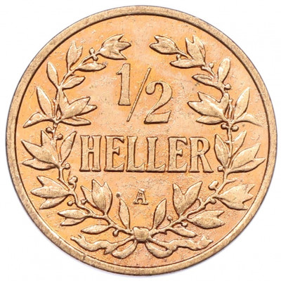 1/2 геллера 1905 года A Германская Восточная Африка