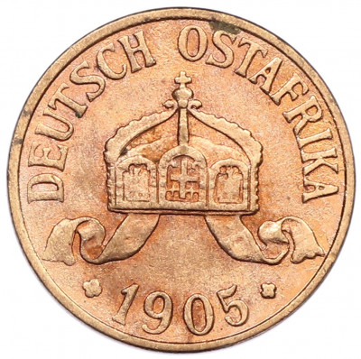 1/2 геллера 1905 года A Германская Восточная Африка