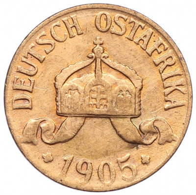 1/2 геллера 1905 года J Германская Восточная Африка
