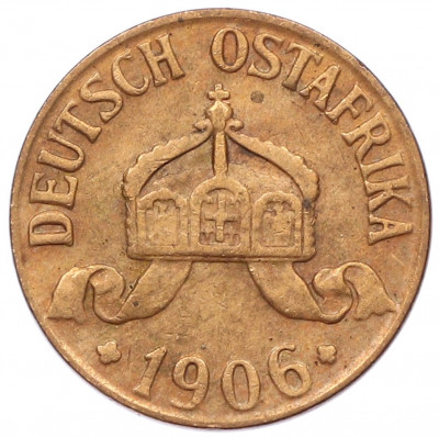 1/2 геллера 1906 года J Германская Восточная Африка