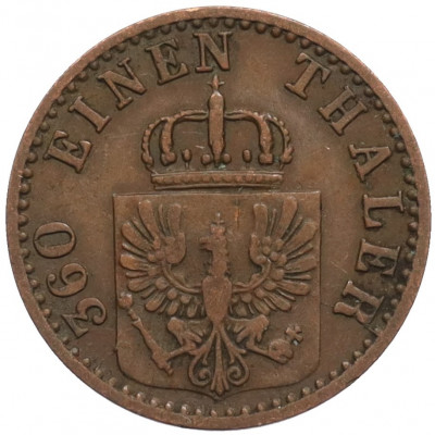 1 пфенниг 1870 года A Пруссия