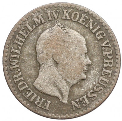 1 серебряный грош 1857 года A Пруссия