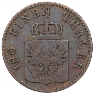 2 пфеннига 1856 года A Пруссия