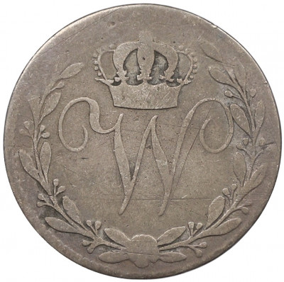 6 крейцеров 1818 года Вюртемберг