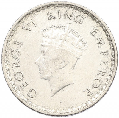 1/4 рупии 1939 года Британская Индия