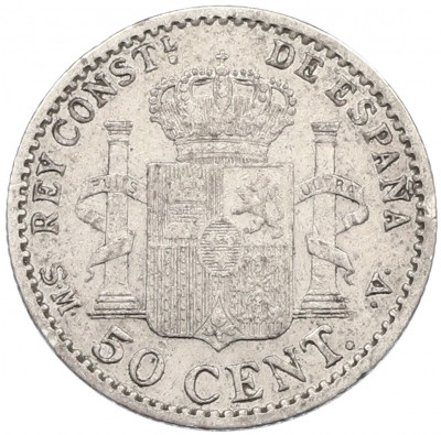 50 сентимо 1900 года Испания