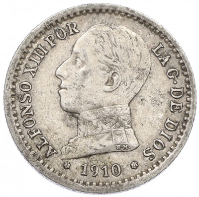 50 сентимо 1910 года Испания