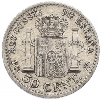 50 сентимо 1910 года Испания