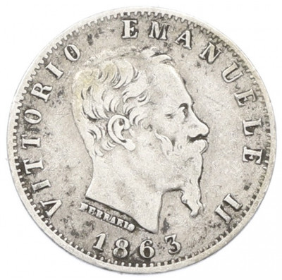 20 чентезимо 1863 года M Италия