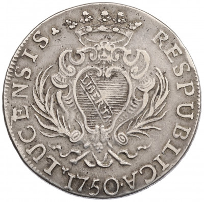 1 скудо 1750 года Лукка