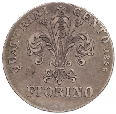 1 флорин (фиорино) 1856 года Тоскана