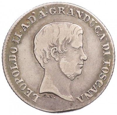 1 флорин (фиорино) 1856 года Тоскана