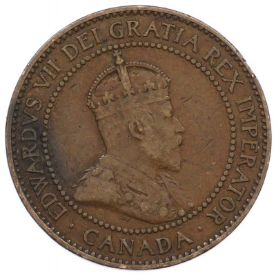 1 цент 1909 года Канада