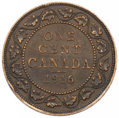 1 цент 1916 года Канада