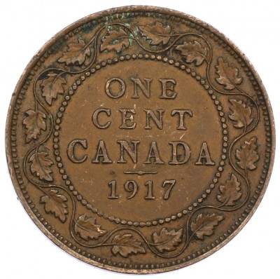 1 цент 1917 года Канада