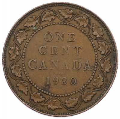 1 цент 1920 года Канада
