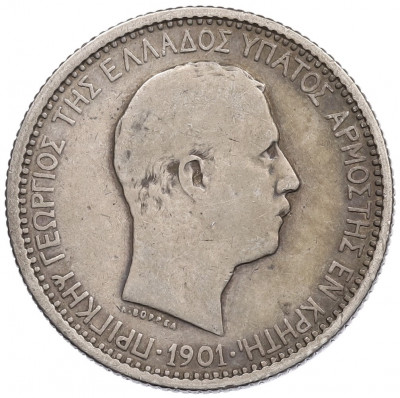 2 драхмы 1901 года Крит