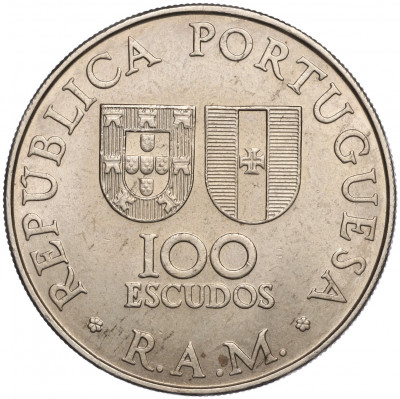 100 эскудо 1981 года Мадейра «Автономная область Мадейра»
