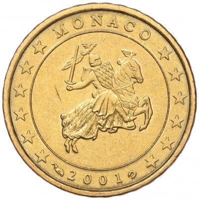 10 евроцентов 2001 года Монако