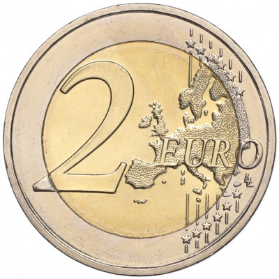 2 евро 2019 года Монако