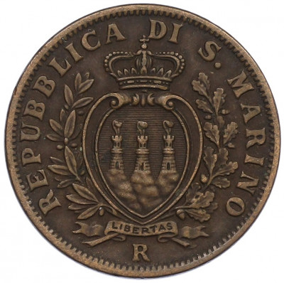 10 чентезимо 1936 года Сан-Марино