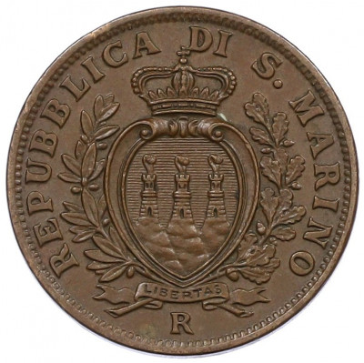 5 чентезимо 1936 года Сан-Марино