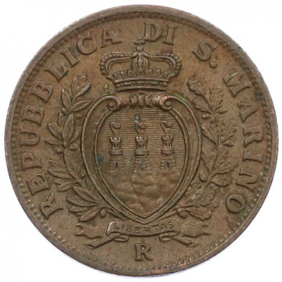 5 чентезимо 1938 года Сан-Марино