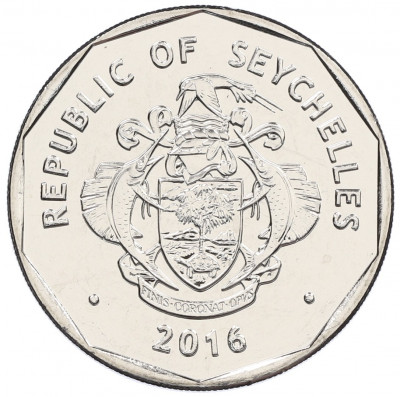 5 рупий 2016 года Сейшелы
