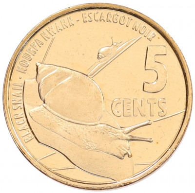 5 центов 2016 года Сейшелы